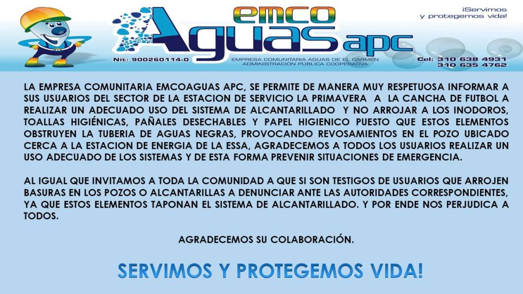 RECOMENDACIONES POZOS